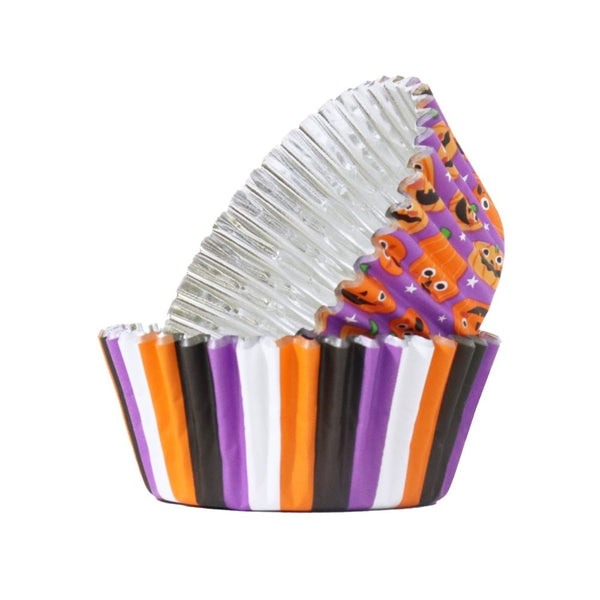 PME Pumpkin Party Halloween Foil-Lined Cupcake Cases x 60