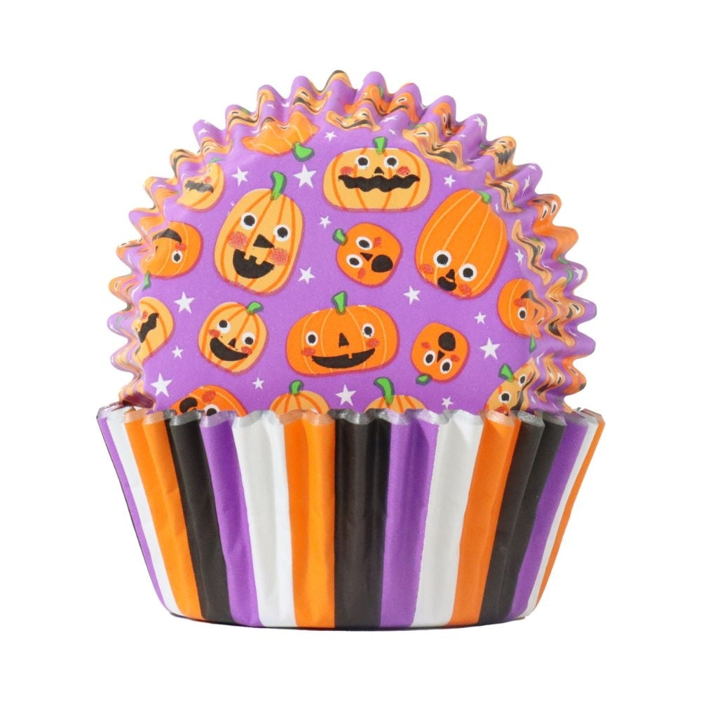 PME Pumpkin Party Halloween Foil-Lined Cupcake Cases x 60