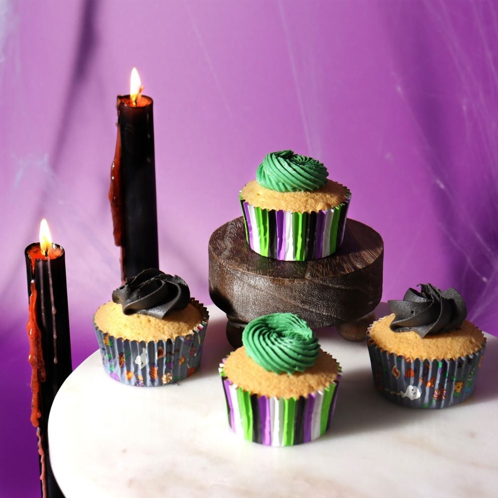 PME Trick or Treat Halloween Foil-Lined Cupcake Cases x 60