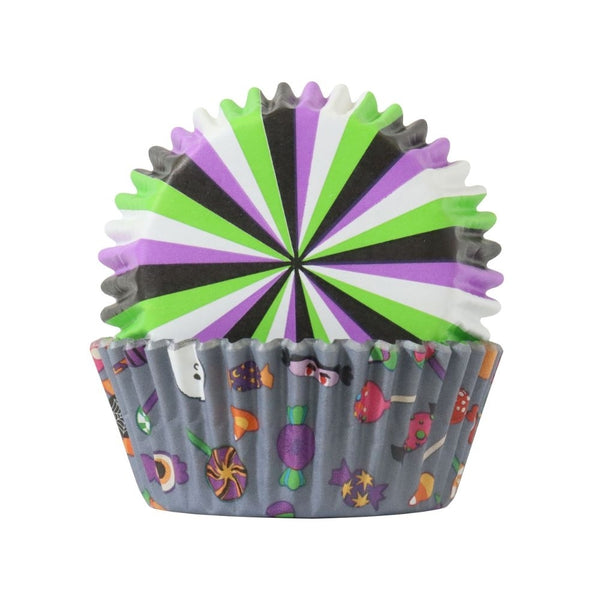 PME Trick or Treat Halloween Foil-Lined Cupcake Cases x 60