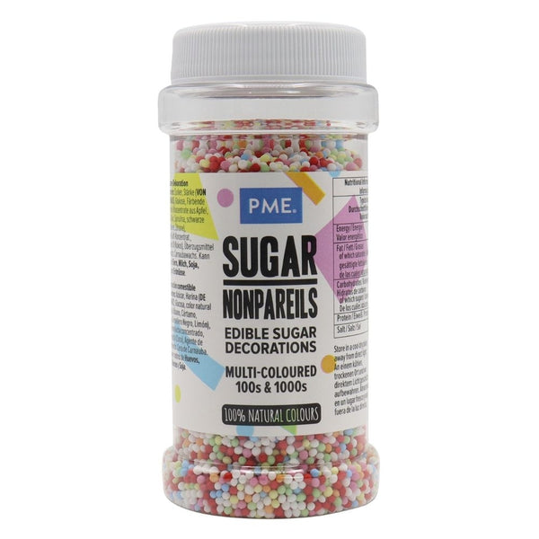 PME Multi Coloured Non-Pareils Sprinkles 80g