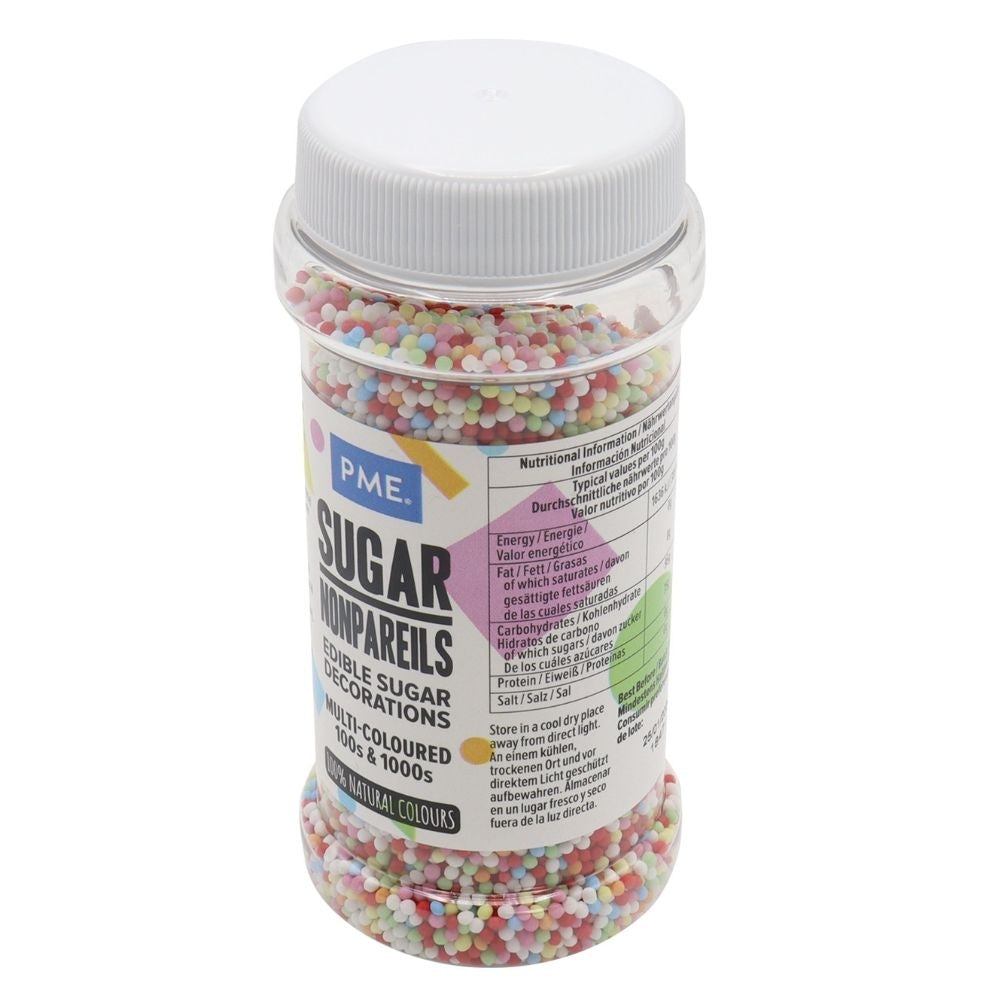 PME Multi Coloured Non-Pareils Sprinkles 80g