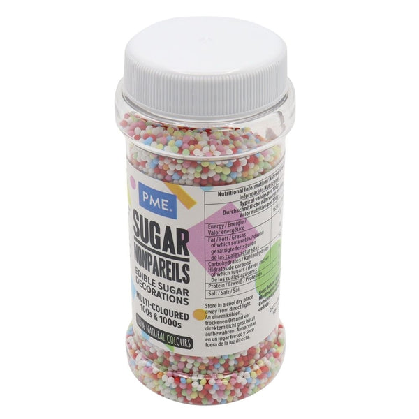 PME Multi Coloured Non-Pareils Sprinkles 80g