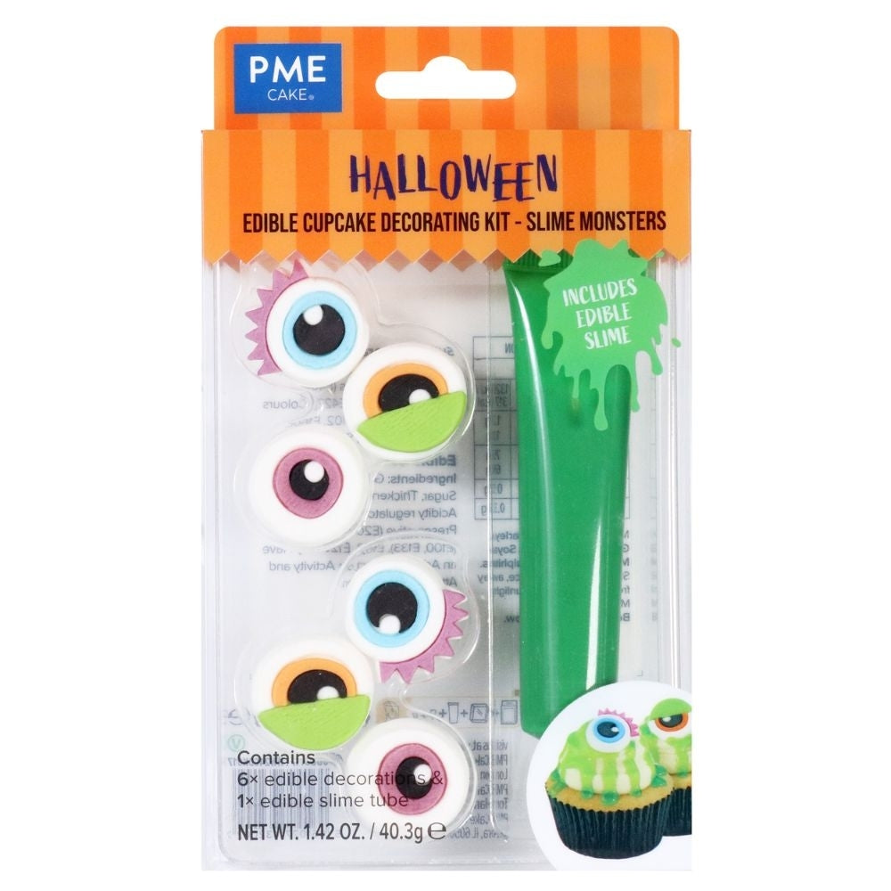 PME Slime Monster Halloween Cupcake Decorating Kit