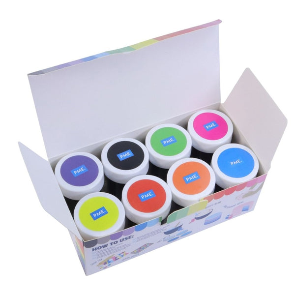 PME Colouring Pastes Set Of 8