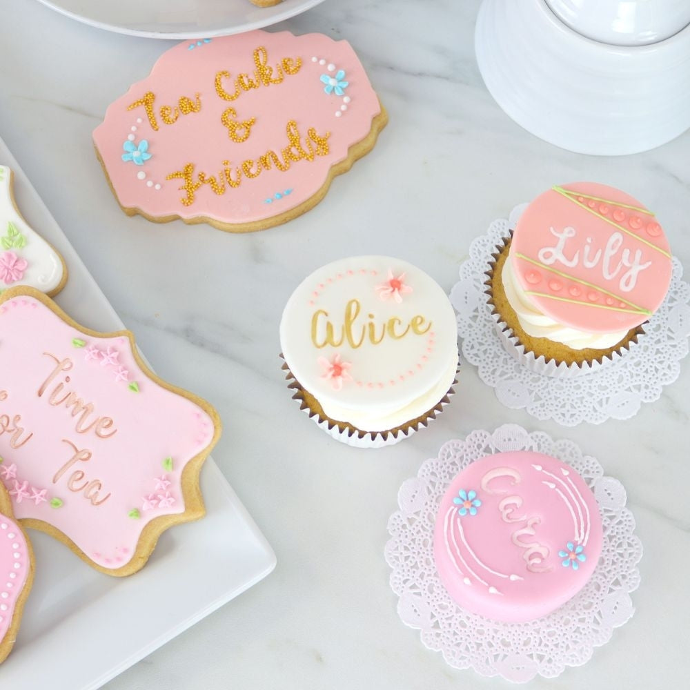 PME Fun Fonts Embossing Collection - For Cupcakes & Cookies