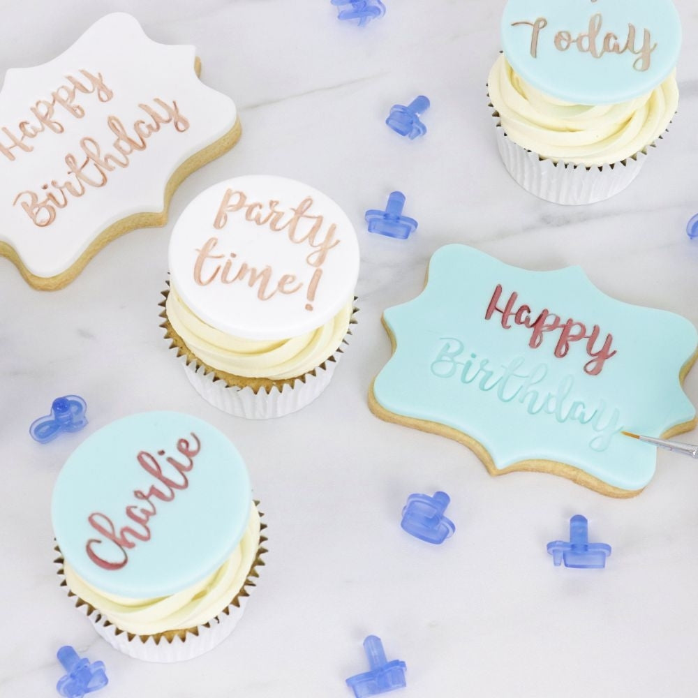 PME Fun Fonts Embossing Collection - For Cupcakes & Cookies
