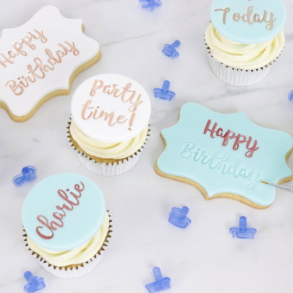 PME Fun Fonts Embossing Collection - For Cupcakes & Cookies