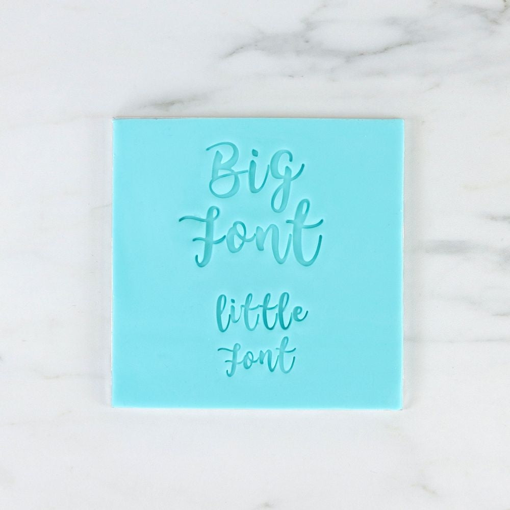 PME Fun Fonts Embossing Collection - For Cupcakes & Cookies