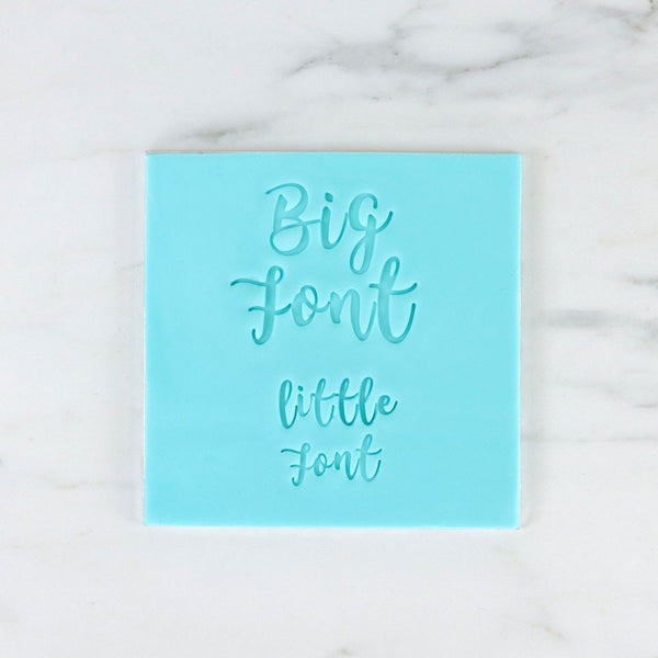 PME Fun Fonts Embossing Collection - For Cupcakes & Cookies