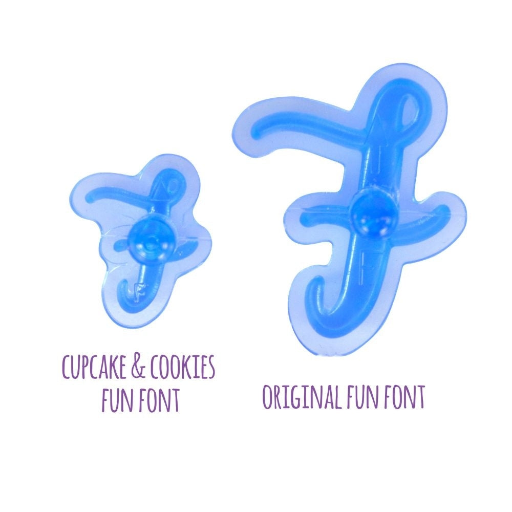 PME Fun Fonts Embossing Collection - For Cupcakes & Cookies