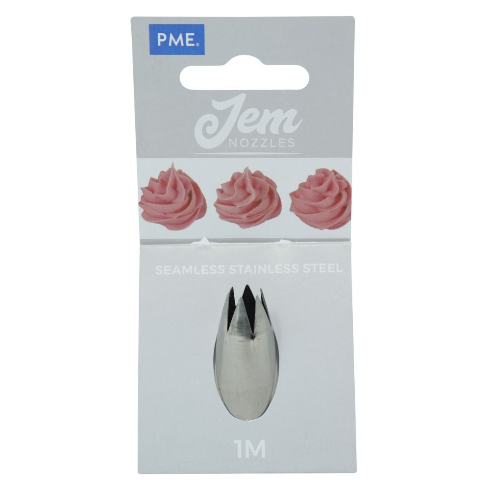 PME No.1M Small Open Star Savoy Decorating Tip JEM Nozzle