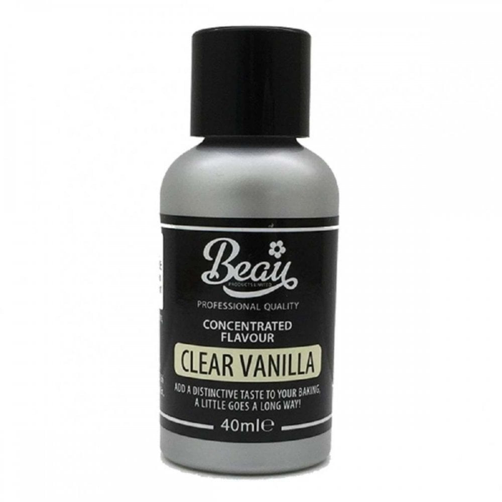 Beau Products Clear Vanilla Food Flavouring 40ml