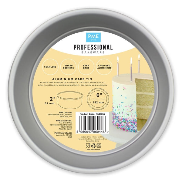 PME 2 Inch Deep Round Seamless Cake Tin