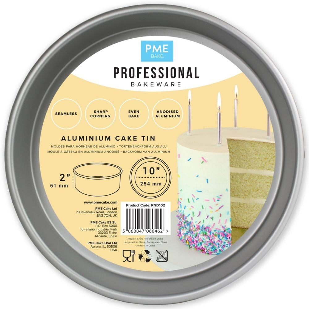 PME 2 Inch Deep Round Seamless Cake Tin