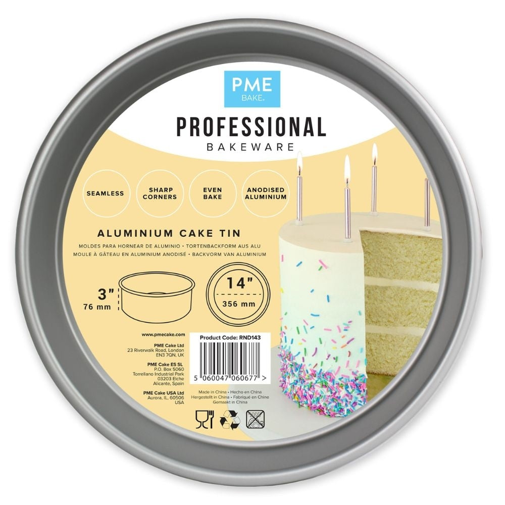 PME 3 Inch Deep Round Seamless Baking Tin
