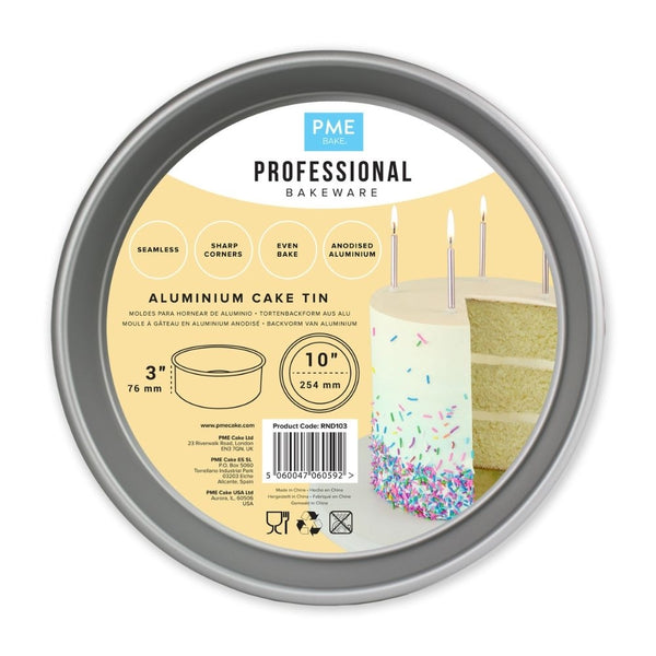 PME 3 Inch Deep Round Seamless Baking Tin