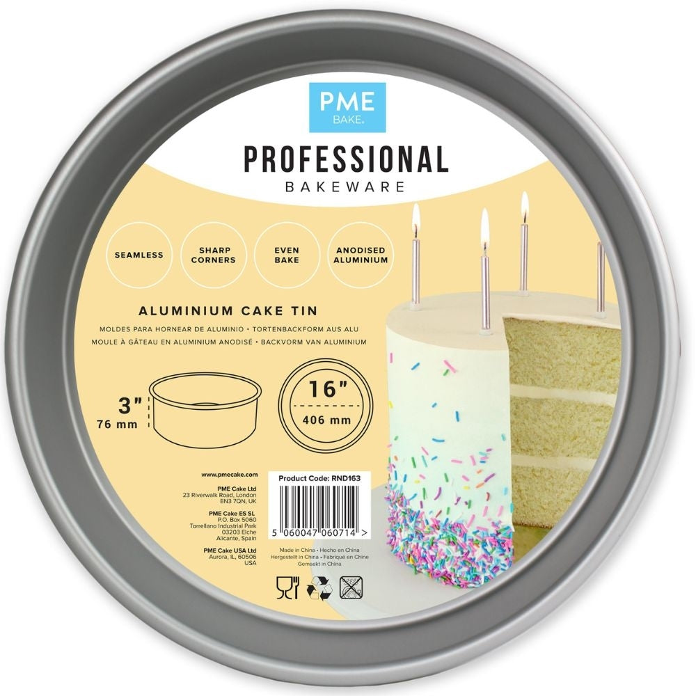 PME 3 Inch Deep Round Seamless Baking Tin
