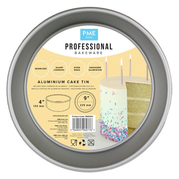 PME 4 Inch Deep Round Seamless Baking Tin