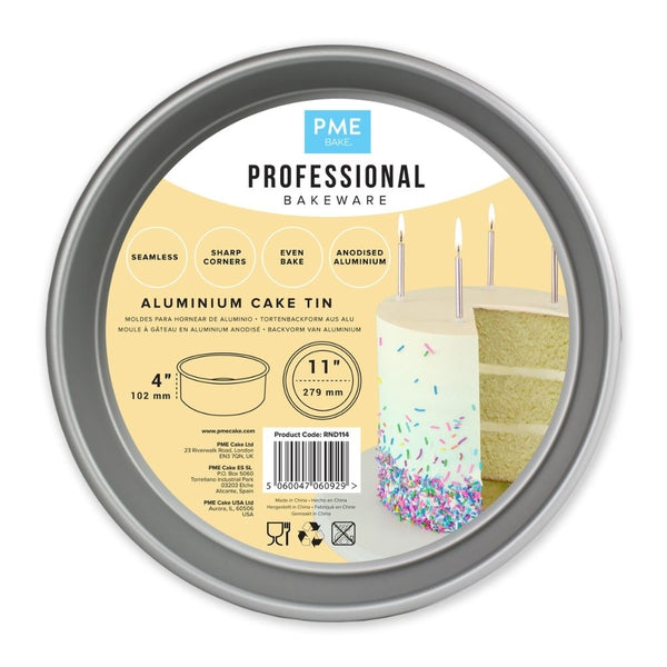 PME 4 Inch Deep Round Seamless Baking Tin