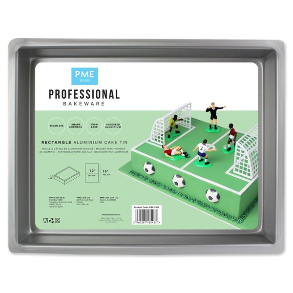 PME 2 Inch Deep Oblong Seamless Baking Tin