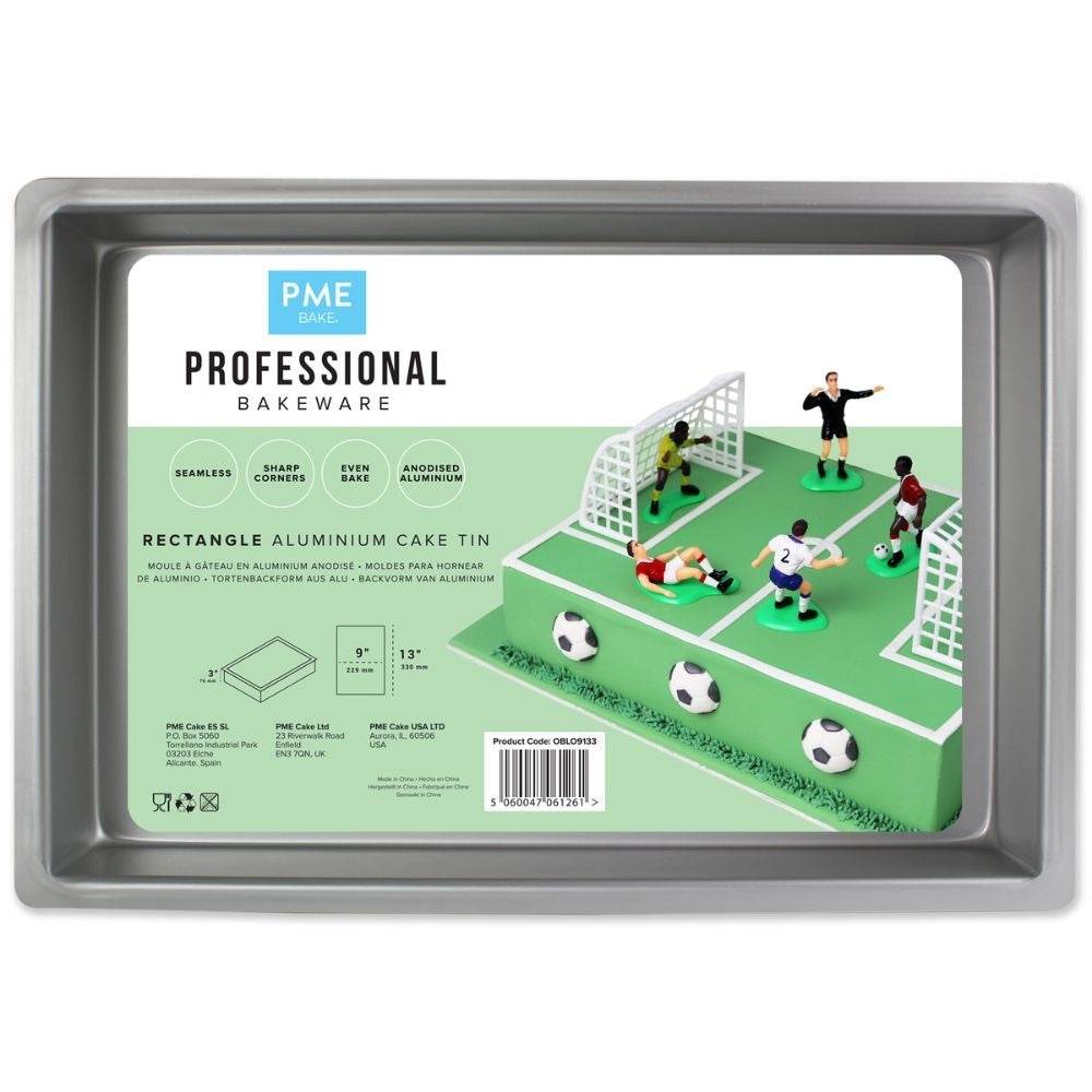 PME 3 Inch Deep Oblong Seamless Baking Tin