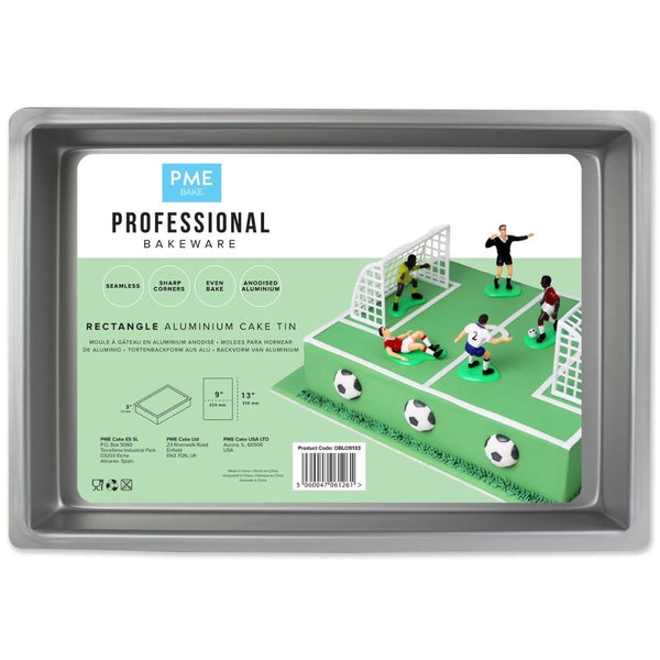 PME 3 Inch Deep Oblong Seamless Baking Tin