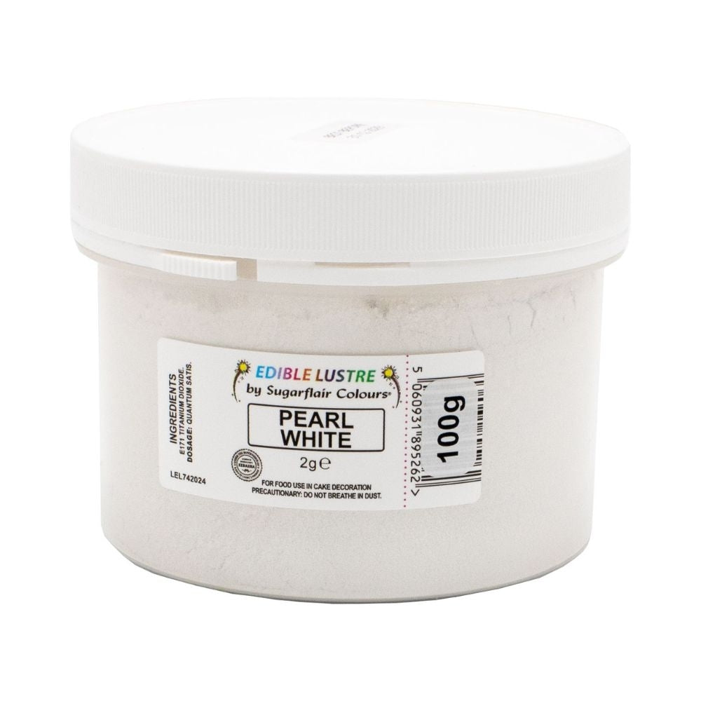 Sugarflair Pearl White - Edible Lustre Dust