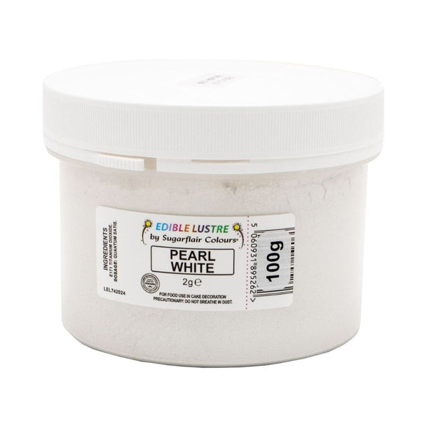 Sugarflair Pearl White - Edible Lustre Dust