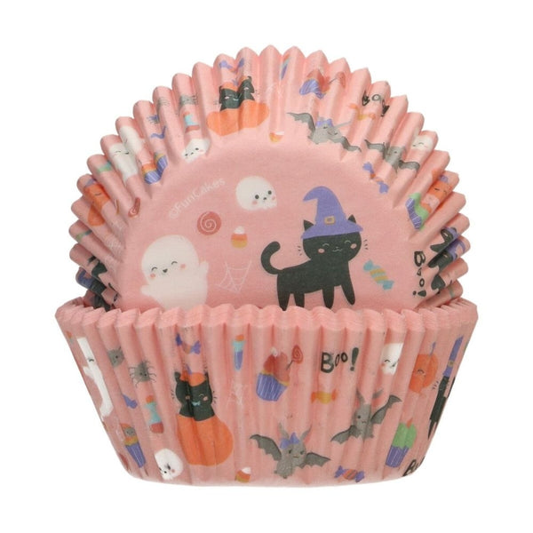 FunCakes Cute Halloween Standard Baking Cases x 48