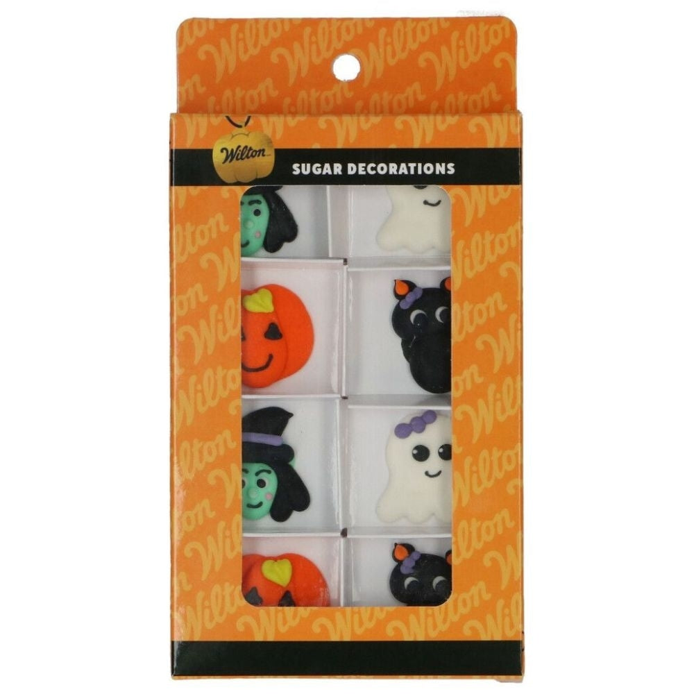 Wilton Happy Halloween Sugar Decorations Set Of 8