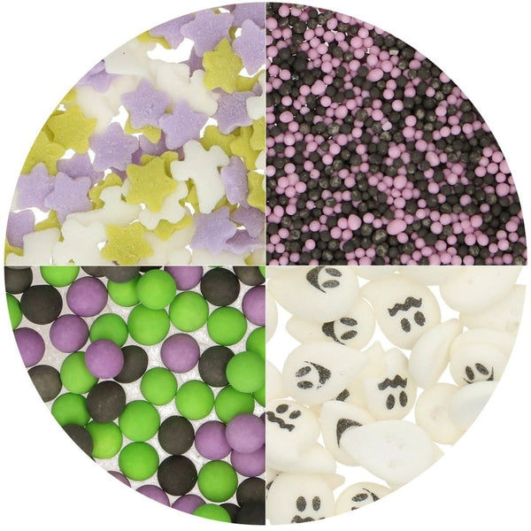 Wilton Spooky Halloween 4-In-1 Sprinkle Mix
