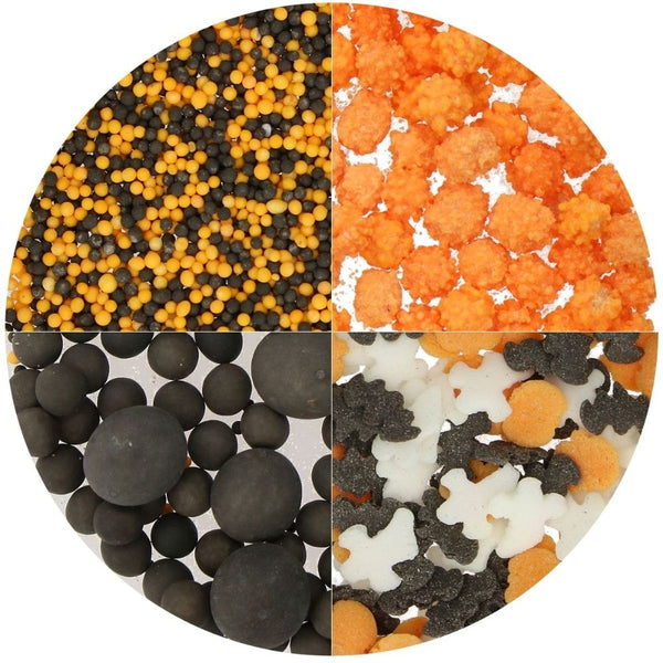 Wilton Haunted Halloween 4-In-1 Sprinkle Mix