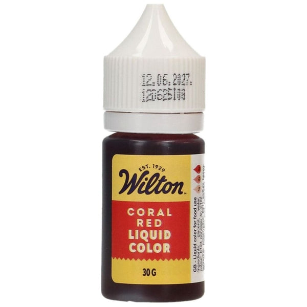 Wilton Coral Red Liquid Color 30g