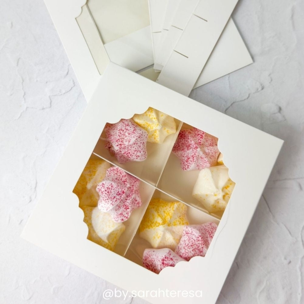 Simply Making White Treat Box x 100 (16 Cavity)