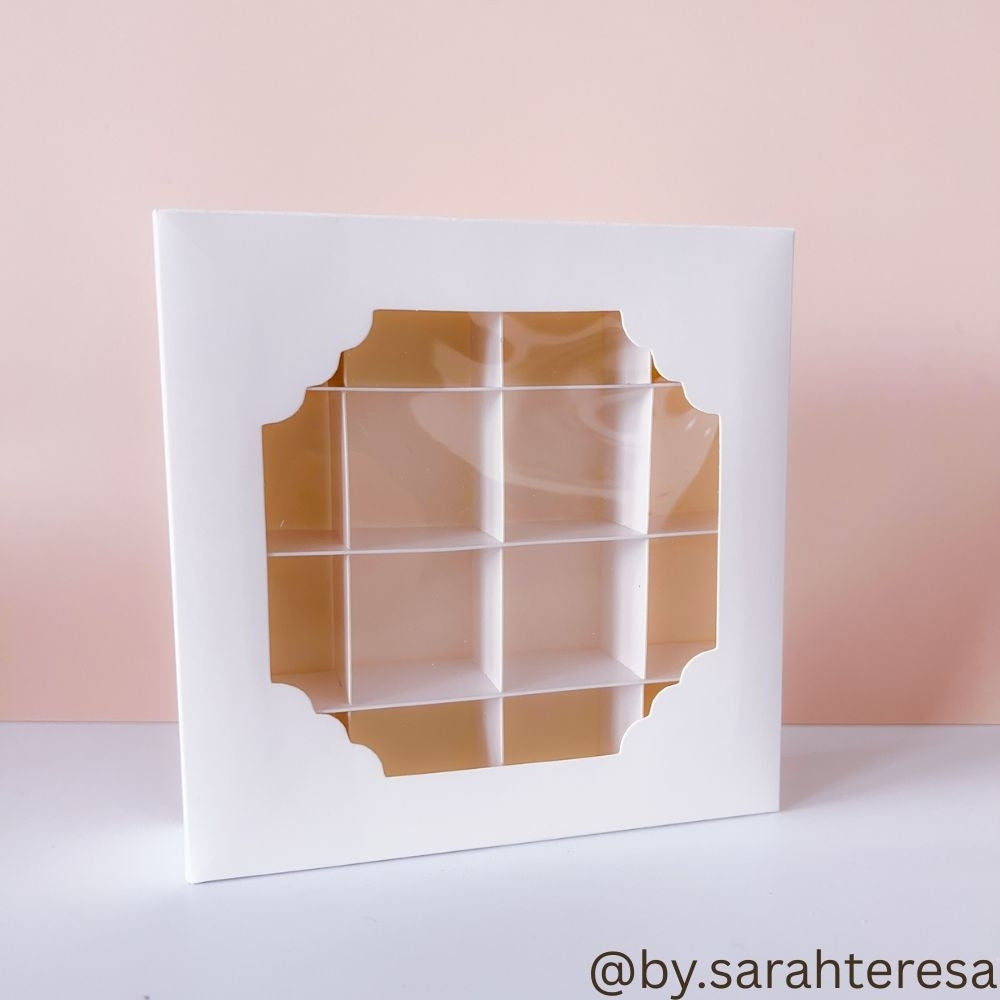 Simply Making White Treat Box x 100 (16 Cavity)