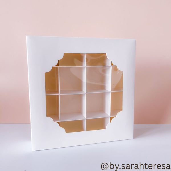 Simply Making White Treat Box x 100 (16 Cavity)