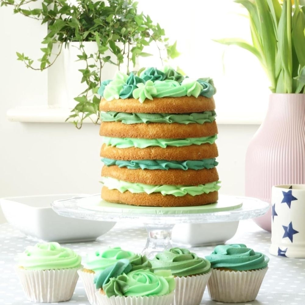 Sugarflair Green Food Colour Paste Set Of 4