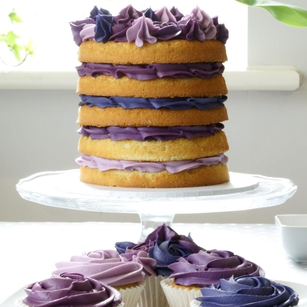 Sugarflair Purple Food Colour Paste Set Of 4