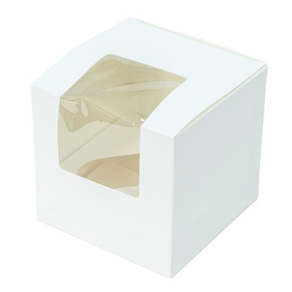 Culpitt Holds 1 White Cupcake Box With Window