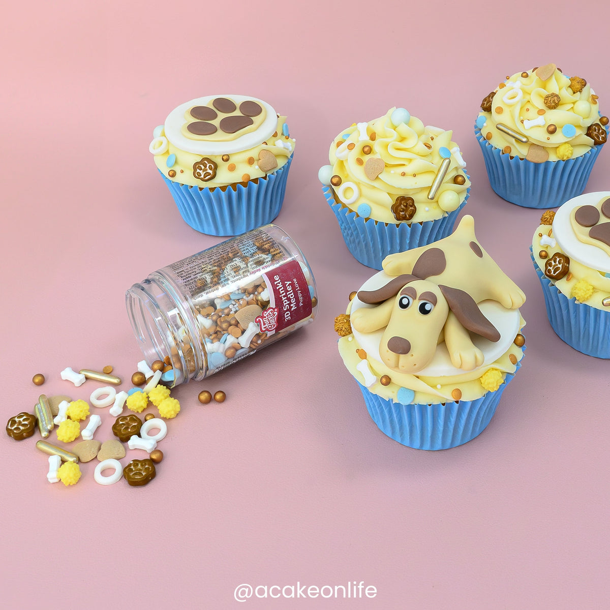 FunCakes Puppy Love 3D Sprinkle Medley 70g