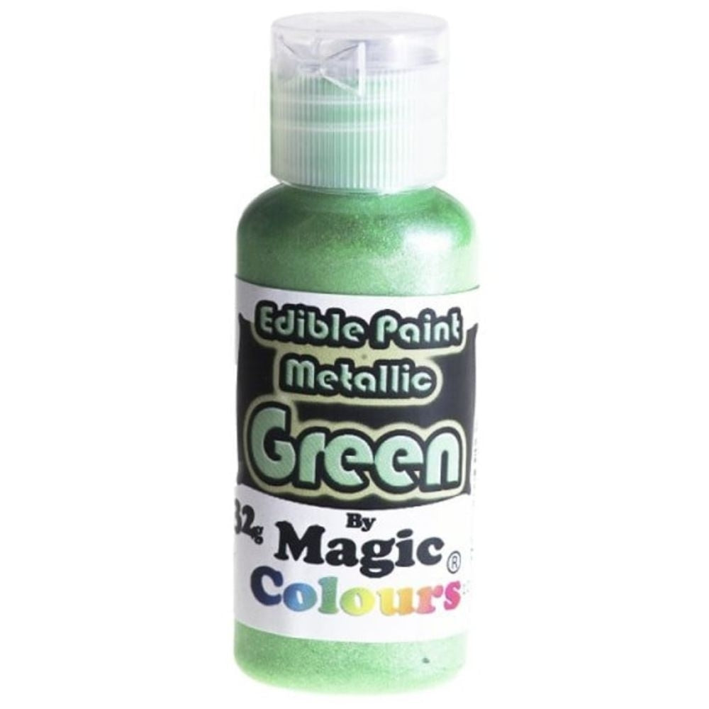 Magic Colours Green Metallic Edible Paint 32g