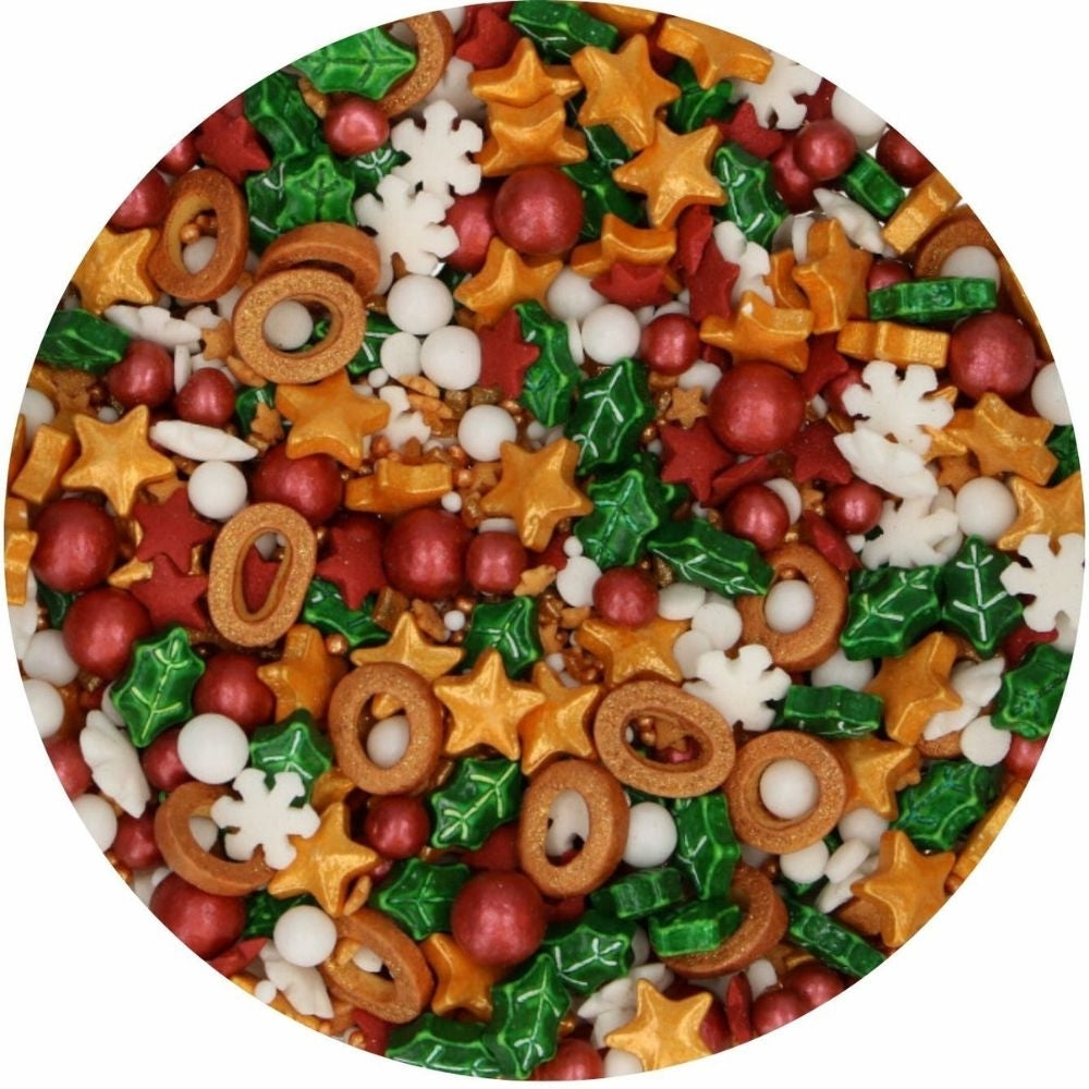 FunCakes Mistletoe Kisses 3D Sprinkle Medley 70g