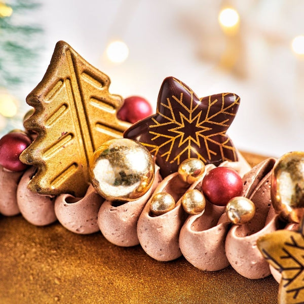 FunCakes Christmas Tree Chocolate Topper Set Of 12