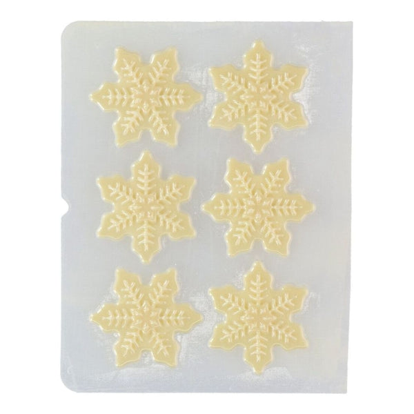 FunCakes Snowflake Chocolate Decorations Set Of 6