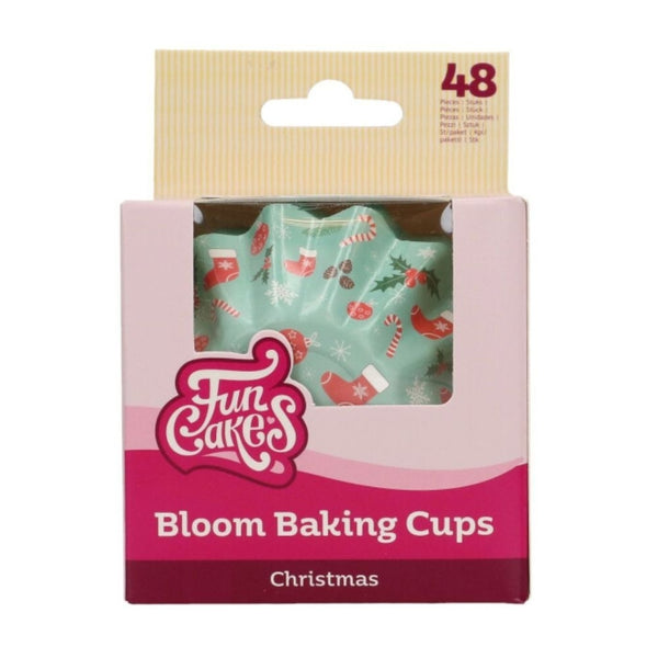 FunCakes Christmas Bloom Baking Cases x 48