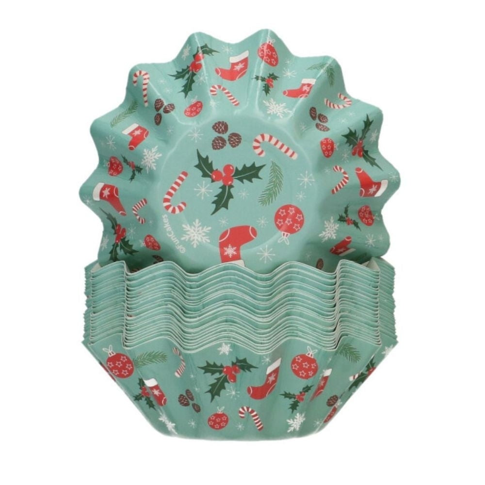 FunCakes Christmas Bloom Baking Cases x 48