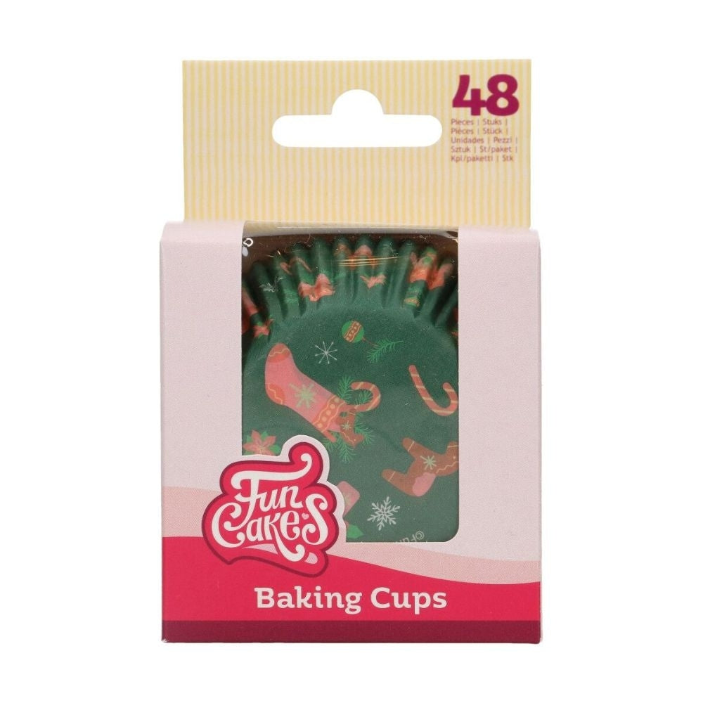 FunCakes Christmas Baking Cases x 48