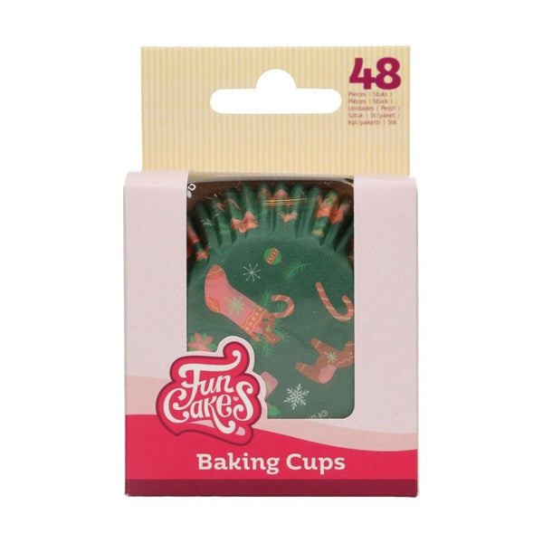 FunCakes Christmas Baking Cases x 48