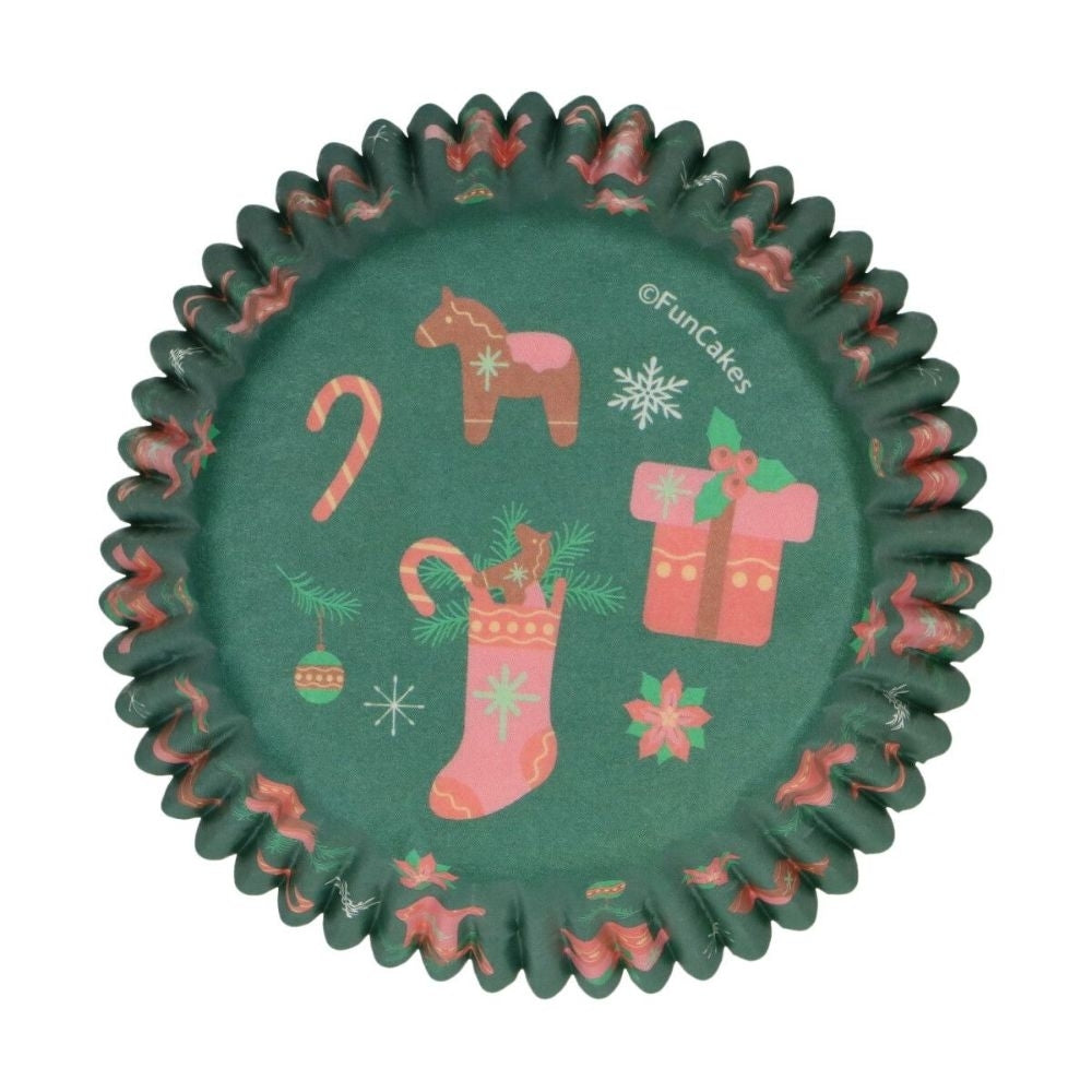 FunCakes Christmas Baking Cases x 48